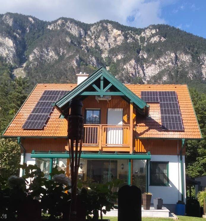 Haus mit PV Anlage